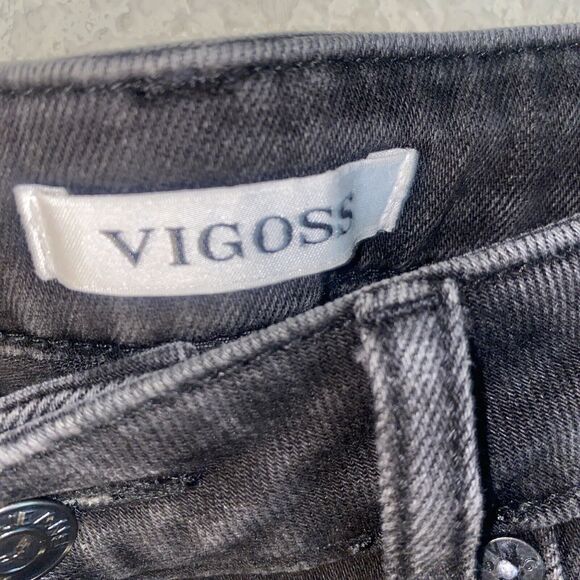 Vigoss Marley Bootcut Black Jeans Size 27 Women's Hem Inseam 25.5 Stretch - Picture 4 of 8